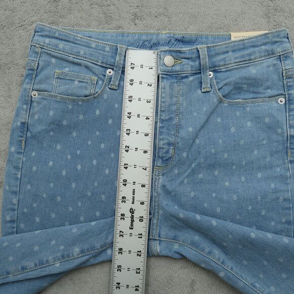 Universal Thread Jeans Women's 10 Blue High-Rise Skinny Denim 28.5" Inseam NWT - Picture 6 of 16